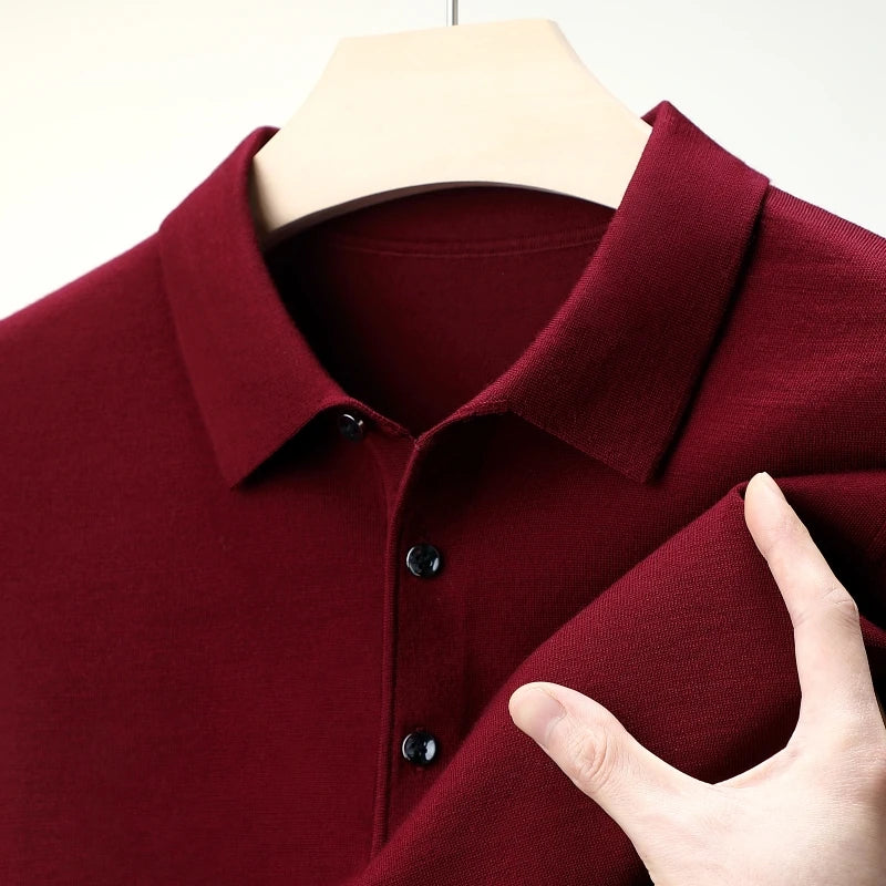 men's solid color long-sleeve wool sweater, solid color wool sweater for men, men's long-sleeve wool pullover, classic wool sweater men's fashion, warm men's wool sweater, casual solid color men's sweater, stylish long-sleeve wool sweater, winter men's wool pullover, cozy solid wool sweater for men, durable men's wool sweater