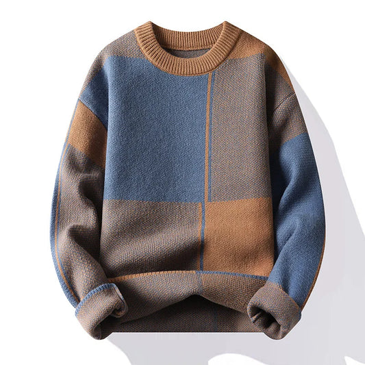 Men's Thick Wool Long Sleeve Knitted Sweater