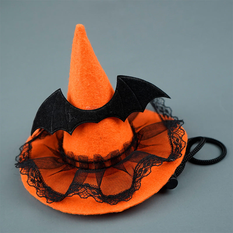 Chapeau effrayant pour animaux de compagnie - Créativité d'Halloween non tissée