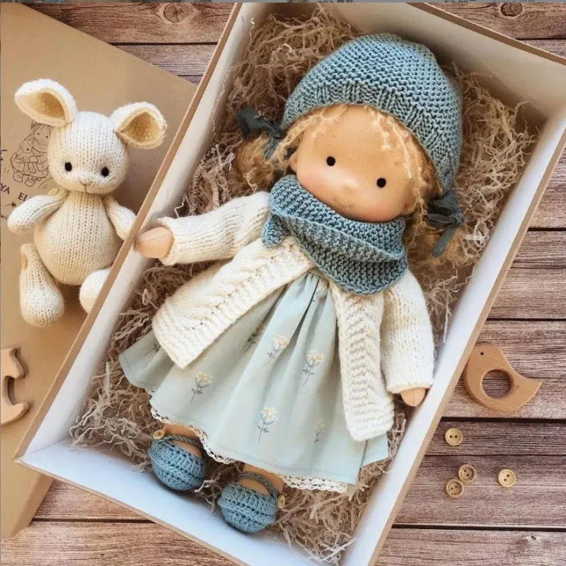Handmade Waldorf Plush Doll, Waldorf Soft Plush Toys, Cute Cotton Stuffed Doll, Handmade Plush Toy, Waldorf Stuffed Plush Doll, Soft Cotton Plush Toy, Cute Plush Doll for Kids, Handmade Waldorf Toy, Waldorf Plush Cotton Doll, Stuffed Waldorf Plush Toy