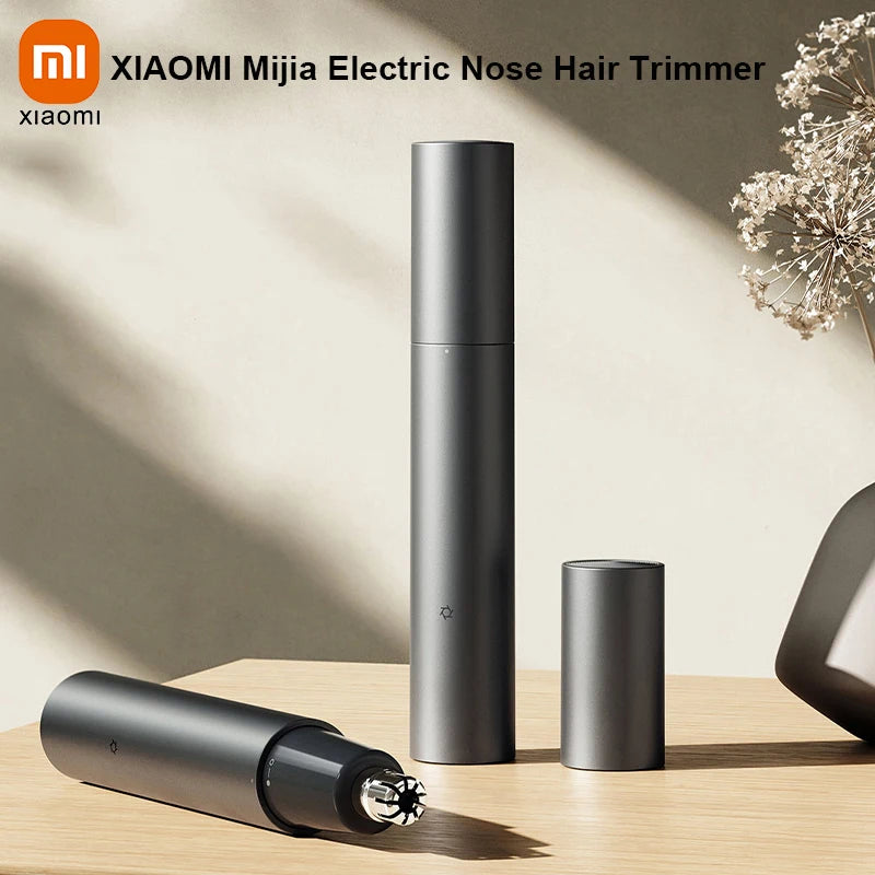 Rechargeable Waterproof Nose Hair & Ear Trimmer, Nose Hair Trimmer, Ear Hair Trimmer, Waterproof Trimmer, Rechargeable Trimmer, Men's Grooming Tool, Electric Nose Hair Trimmer, Portable Nose Trimmer, Painless Ear Nose Trimmer, Waterproof Ear Nose Hair Clipper, Battery-Free Nose Trimmer, Rechargeable Grooming Kit, Compact Nose Ear Trimmer, Durable Nose Trimmer for Men, Waterproof Nose Ear Hair Trimmer