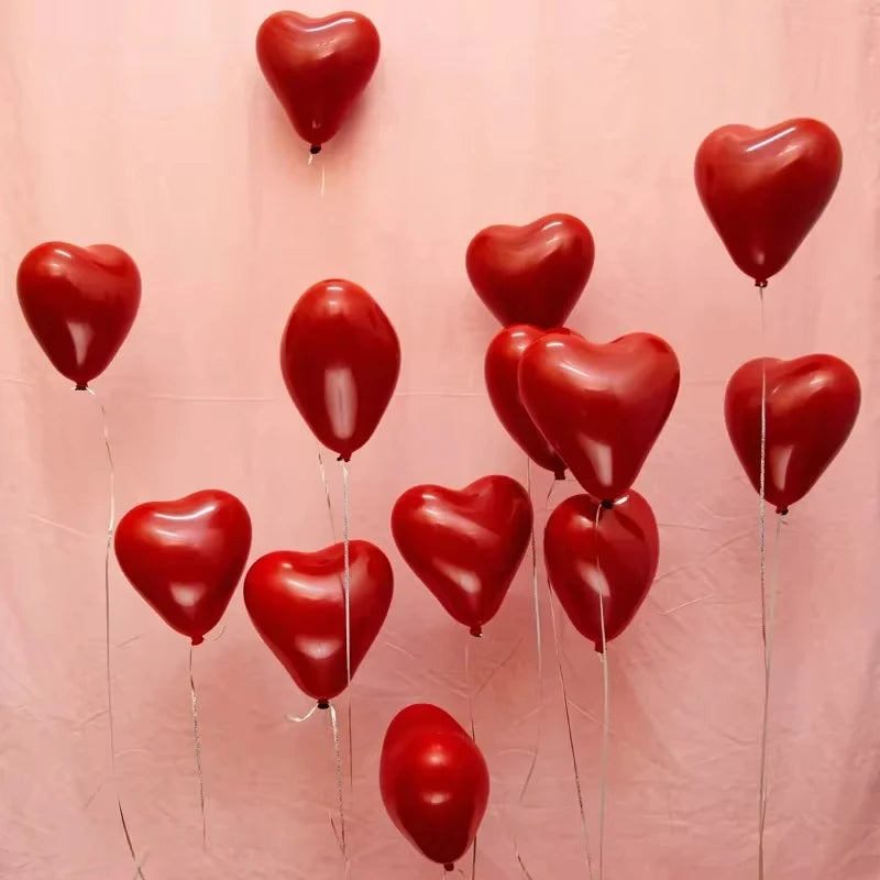 Red Heart Balloons 