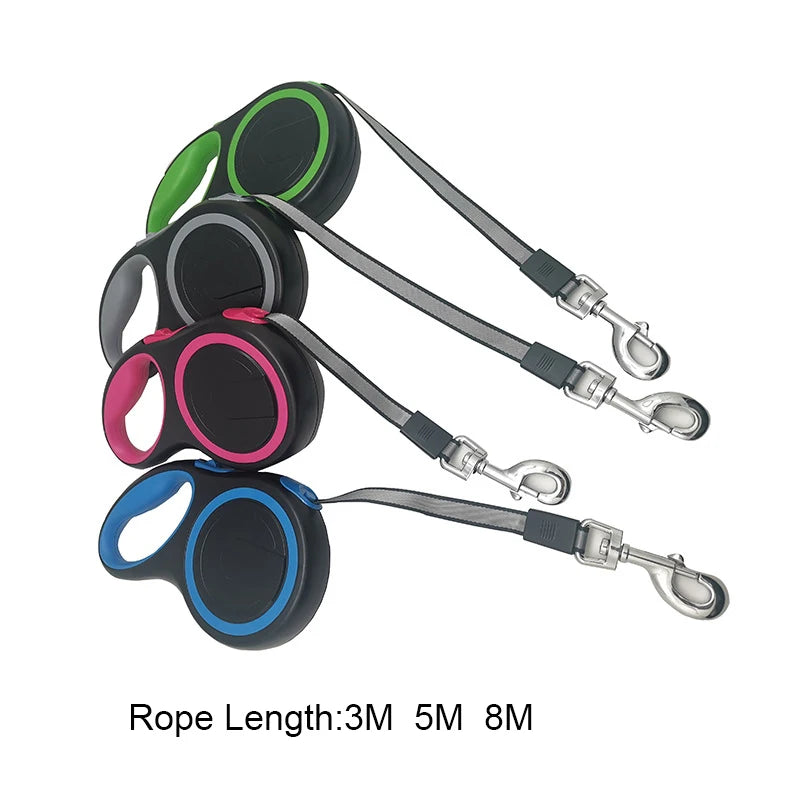 durable retractable dog leash, retractable dog leash for training, outdoor dog training leash, strong retractable pet leash, heavy duty dog leash, retractable leash for large dogs, long retractable dog leash, pet leash for outdoor walks, adjustable retractable dog leash, tangle free retractable leash