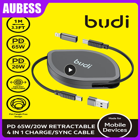 Budi 4-In-1 PD Cable 65W&20W