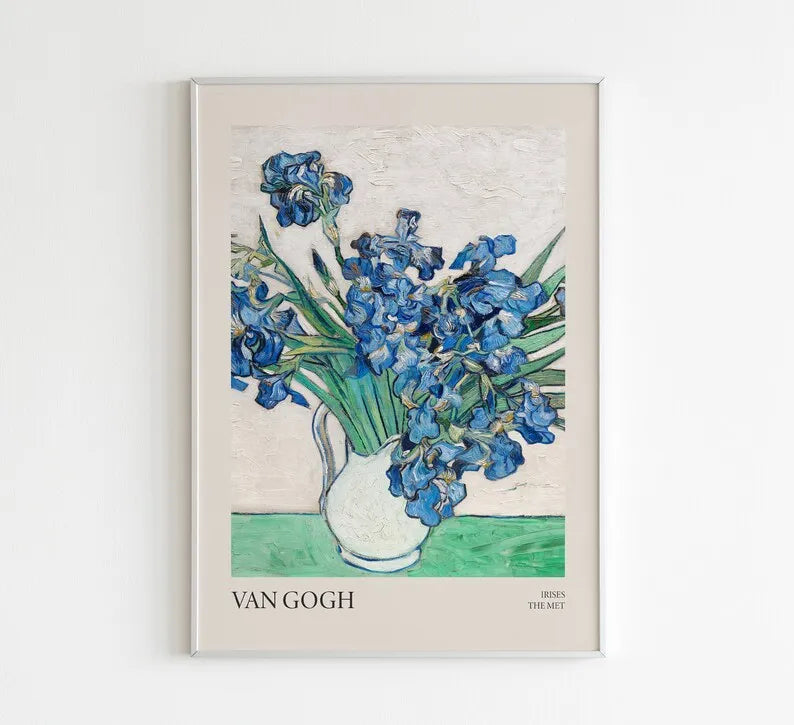 Notizblock mit Gemälden von Monet und Van Gogh – nicht klebender Notizaufkleber