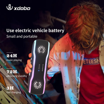 Enceinte Bluetooth portable IPX7, stéréo 30 W, étanche