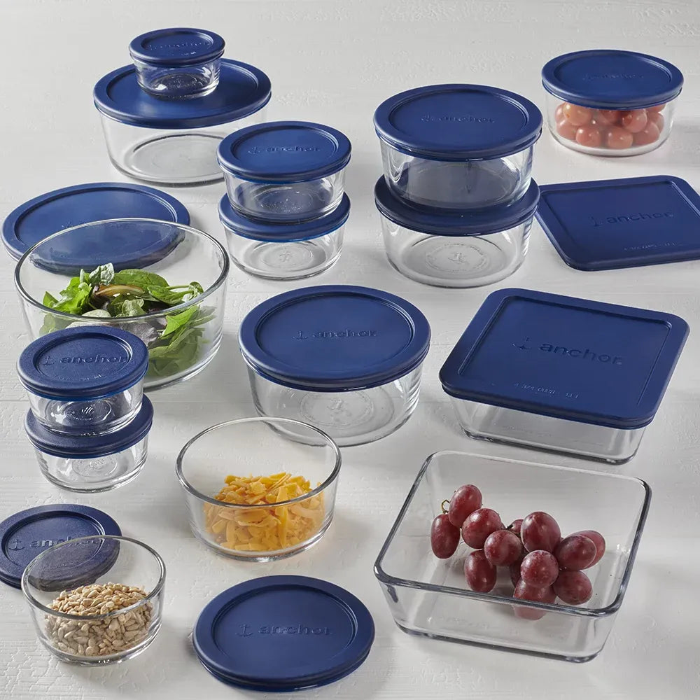 Kitchen Organizer  Glass Storage 30 Piece Set