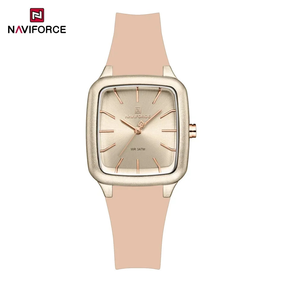 Montre à quartz chic en silicone pour femme