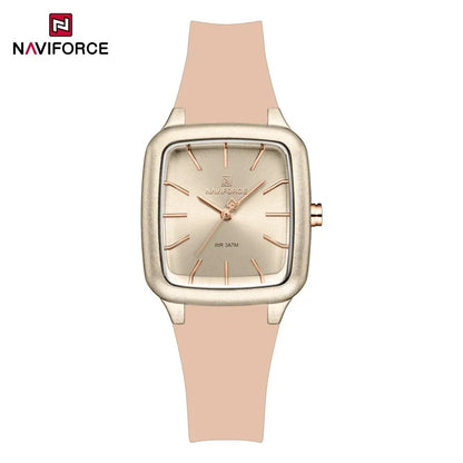 Montre à quartz chic en silicone pour femme