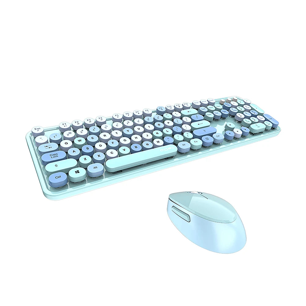 Candy Color Wireless Keyboard & Mouse Combo