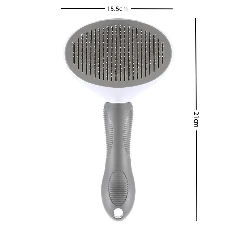 Fellpflegekamm aus Edelstahl