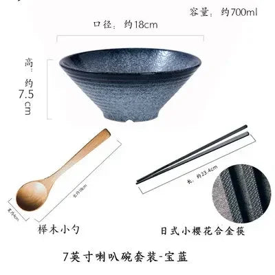 Large Japanese Ramen Bowls for Noodle Soup