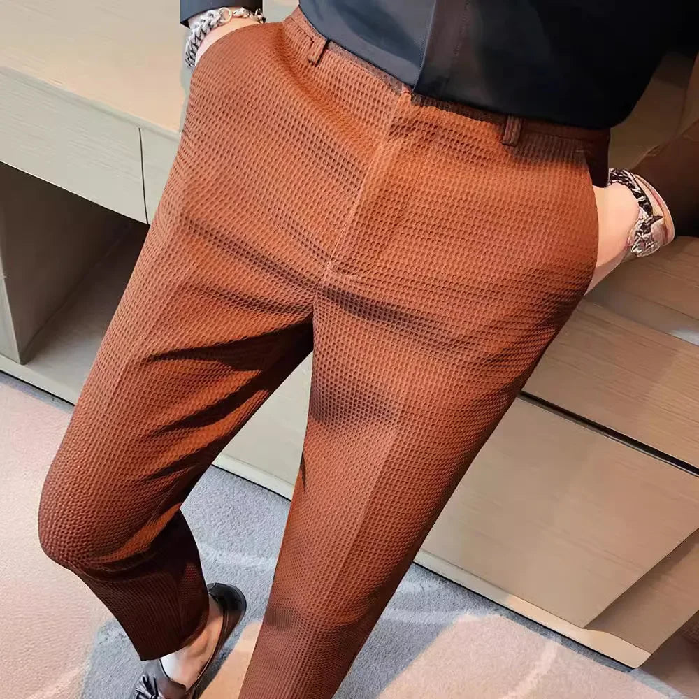 Men's Waffle Dress Pants