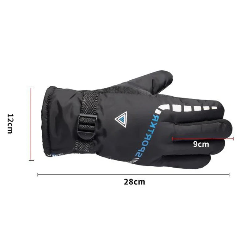 Winter Thermal Cycling Gloves - Anti-Slip for Skiing