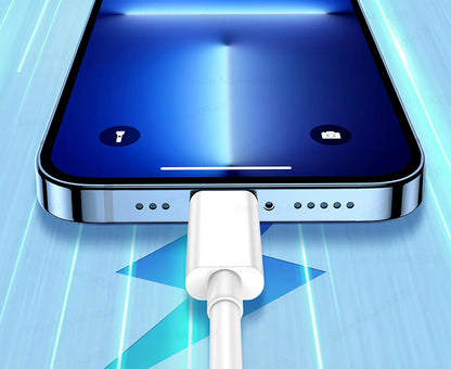 Chargeur rapide PD 30 W : câble USB d'origine Apple pour iPhone 14 à 11 Pro Max