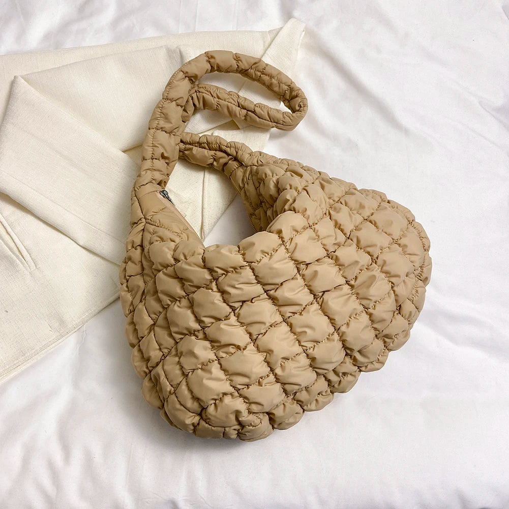 Women's Quilted Cloud Shoulder Bag