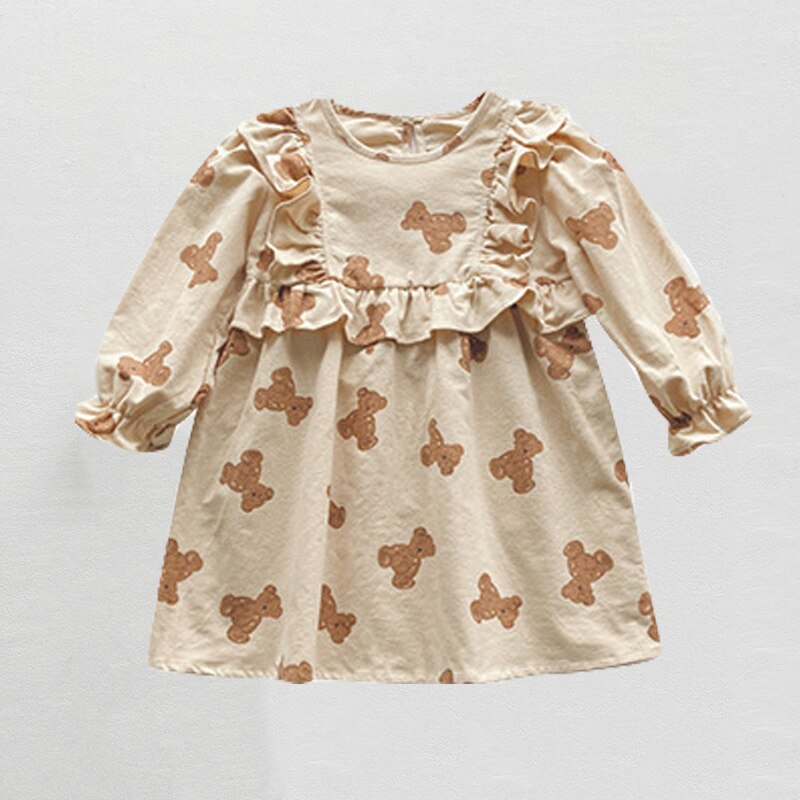 Girls' Printed Short Sleeve Dress