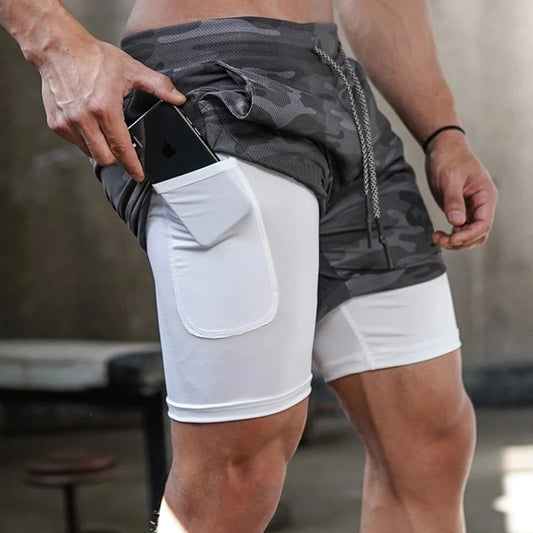 Shorts de course pour hommes, vêtements de sport