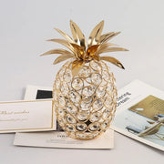 Gold Crystal Pineapple Ornament