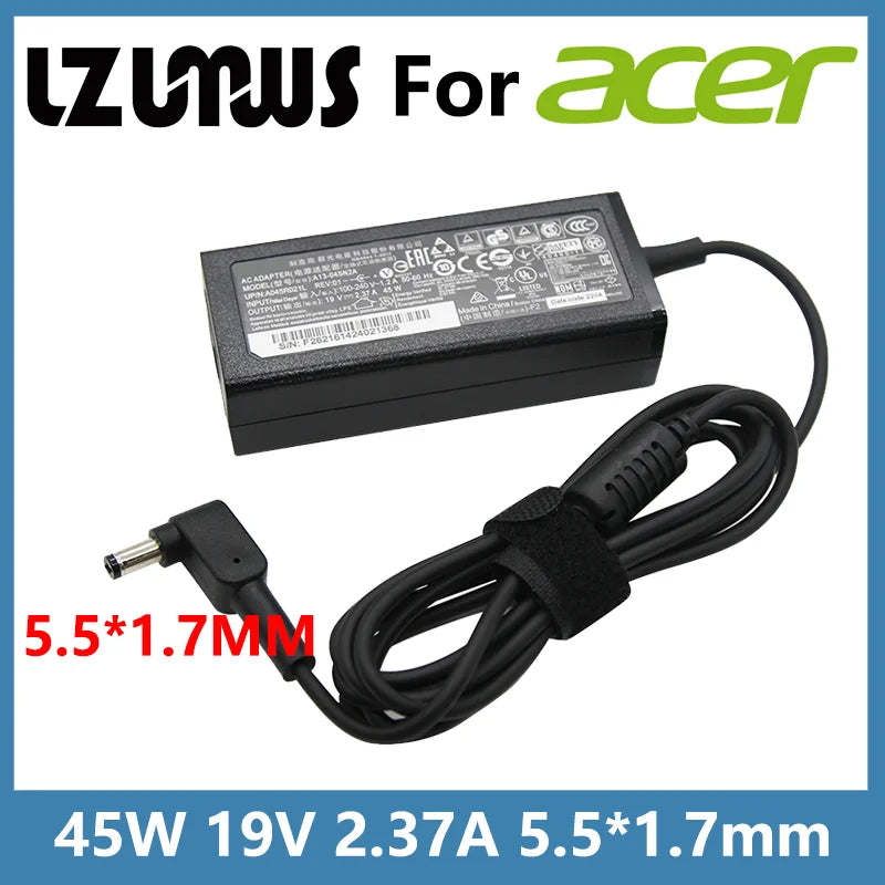 Chargeur d'ordinateur portable 45 W pour Acer Aspire - Alimentation fiable