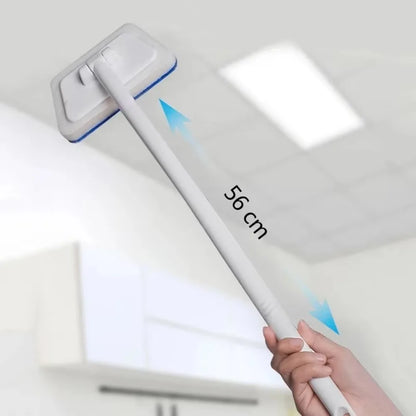 Multi-Function Bathroom Wall Brush - Long Handle