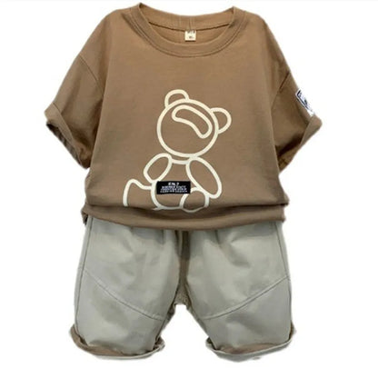 Summer Korean Infant boys Clothes Sets