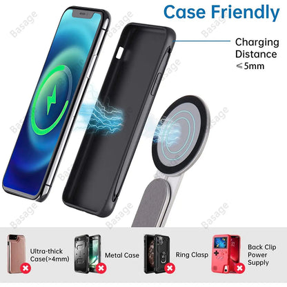 Magnetic Phone Laptop Side Mount Stand Holder