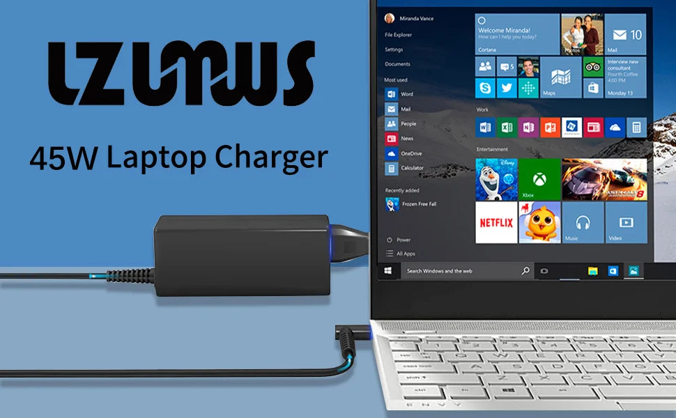 Chargeur d'ordinateur portable 45 W pour Acer Aspire - Alimentation fiable