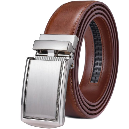Leather Ratchet Belt 3.5CM Wide