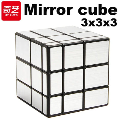 QiYi Dino Cube 3X3 Magic Speed ​​Cube - Jouet de puzzle professionnel sans autocollant pour enfants