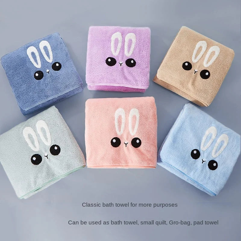 Pure Cotton Hooded Baby Bath Towel