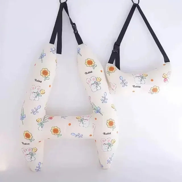 Coussin de soutien du cou pour enfant à motif animal mignon