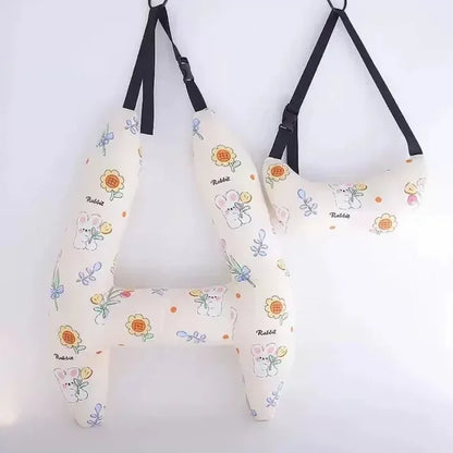 Coussin de soutien du cou pour enfant à motif animal mignon