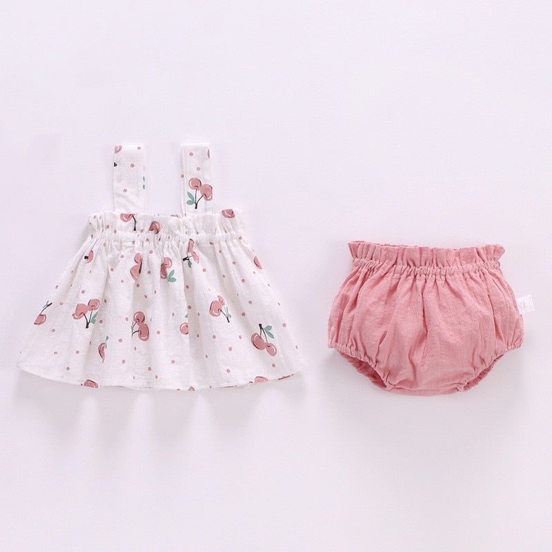 Adorable Baby Girl Summer Dress Set