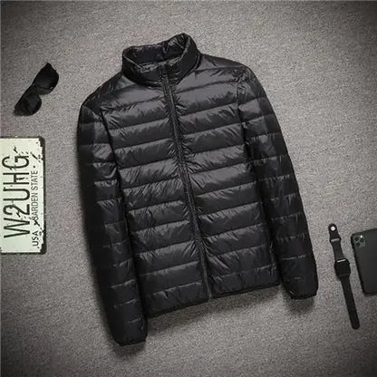 Veste d'hiver légère à capuche pour homme