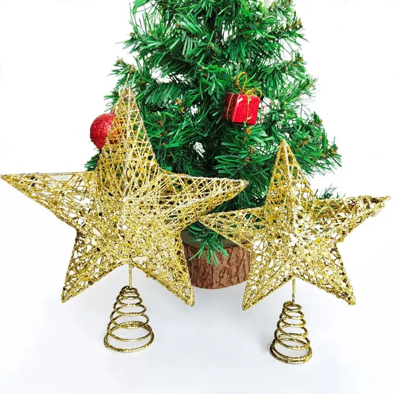 3D Metal Star Christmas Tree Ornament