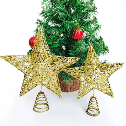 3D Metal Star Christmas Tree Ornament