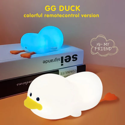 Doudou Canard Veilleuse Douce pour Enfants