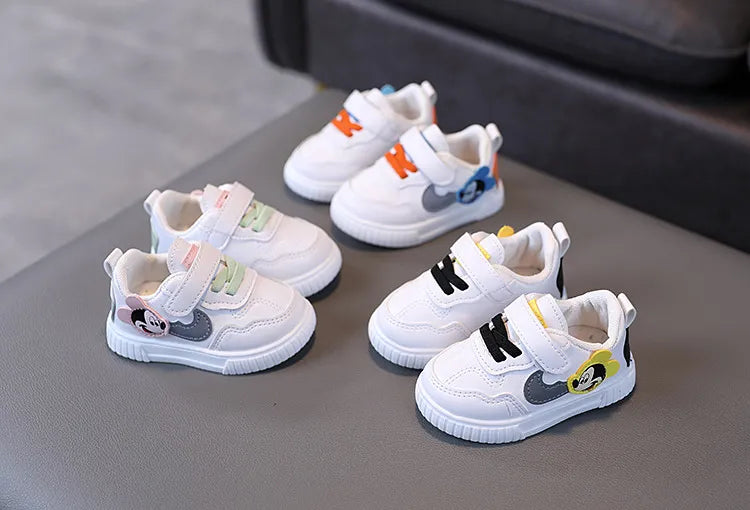 Chaussures décontractées blanches pour bébé garçon fille