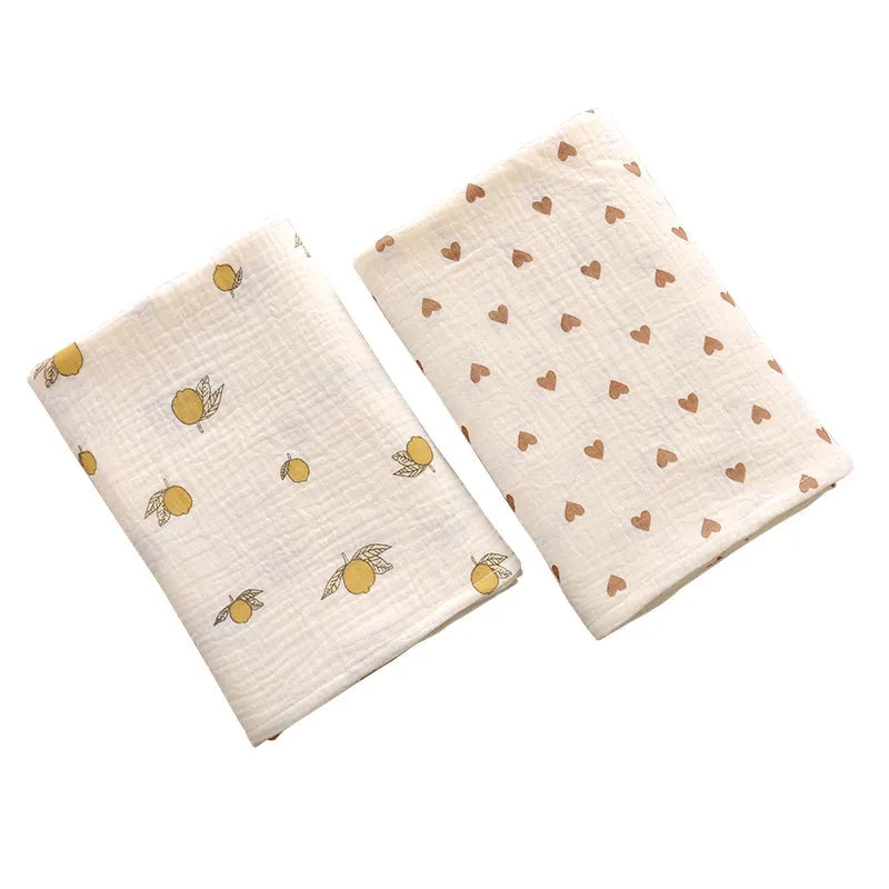 Babies Muslin Swaddle 2-Layer Cotton Blanket