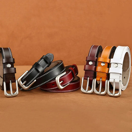 Ceinture de luxe en cuir de vache pour homme