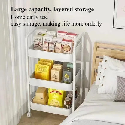 Multi-Layer Kitchen Floor Bedroom Trolley Rack