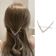 Korean V-Shaped Pearl Hairpin