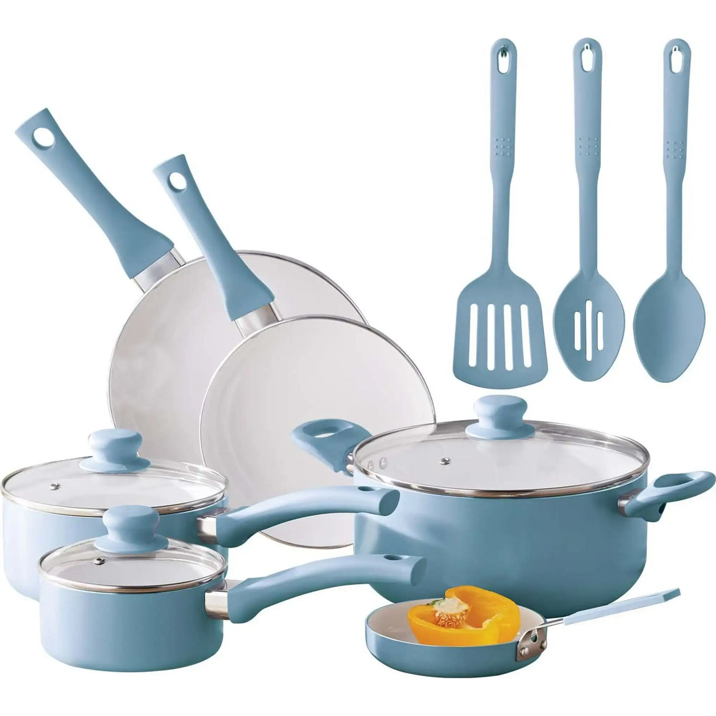 Vibrant 16-Piece Cookware Set