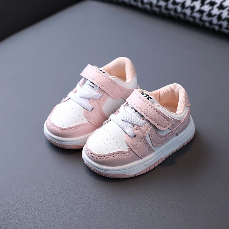 Pu Leather Sports Casual Shoes for Children
