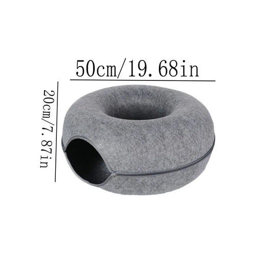 Interaktives Katzentunnelbett – Kittys verspieltes Paradies