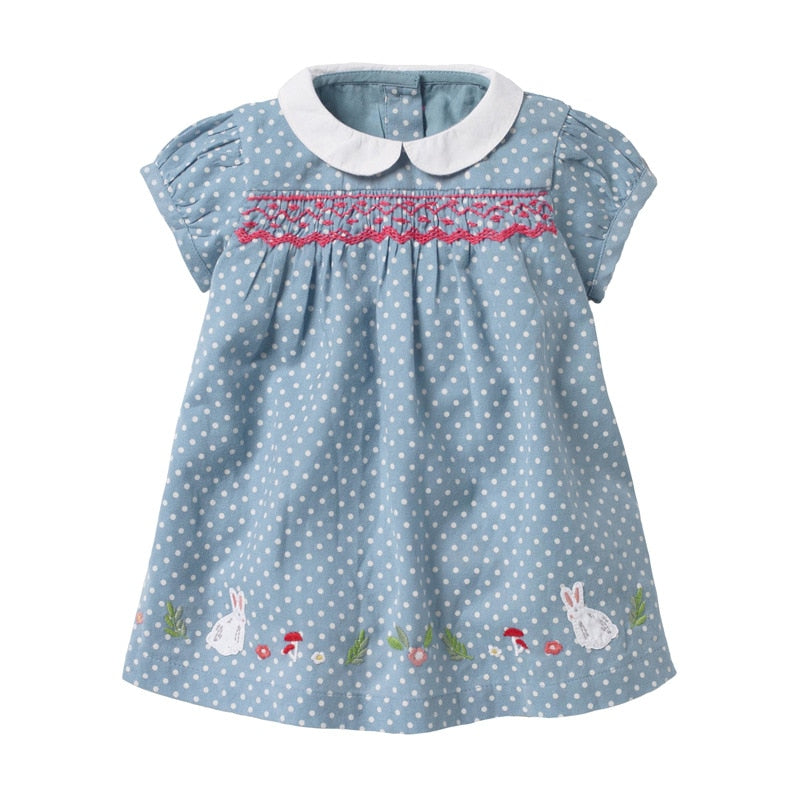 Robe d'été lapin mignon 2-7 ans