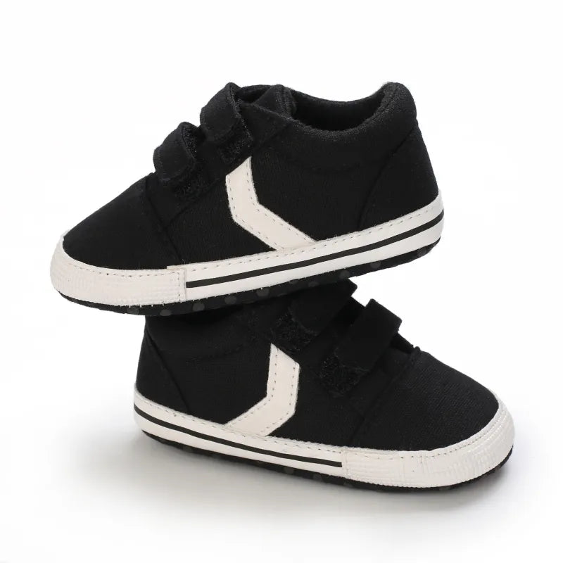 Black Fashion Newborn Casual Cloth Shoes Boys And Girls