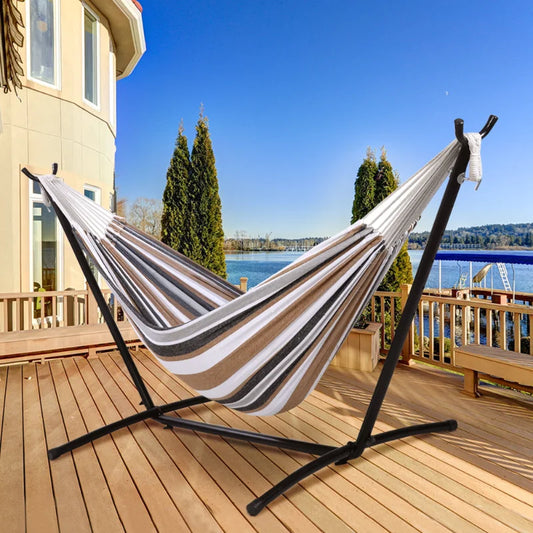 Double Hammock with Stand - Portable