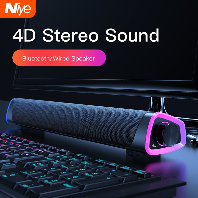 4D Computer Speaker Sound Subwoofer Bluetooth